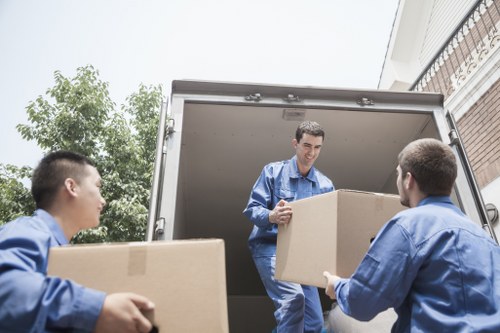 House removalists loading furniture for a Maida Vale home move