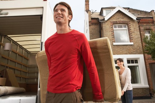 Local house removal team handling stair access in Maida Vale